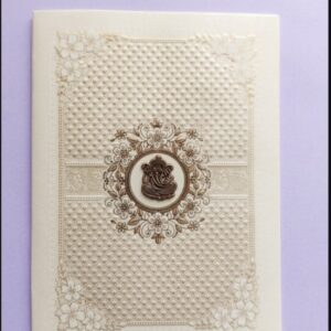 Wedding Card 2602 – Ganesha Design (Pack of 100)