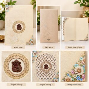 Wedding Card 3004 CO – Wedding Invitation (Pack of 100)